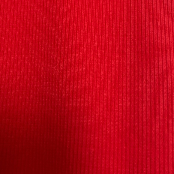 Wilfred Free Aritzia Red Rib-knit Midi Dress - Picture 3 of 3